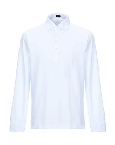 Mp Massimo Piombo Polo Shirts In White