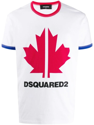 Dsquared2 Logo T-shirt In White