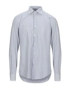 Pal Zileri Striped Shirt In Dark Blue