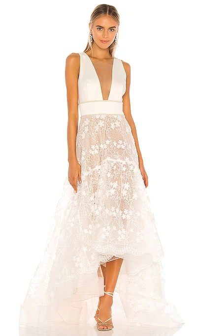 Bronx And Banco Fiona Bridal Gown In White