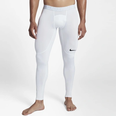 Nike Pro Men's Tights In White