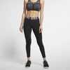 Nike Pro Women's 7/8 Tights In Black,white