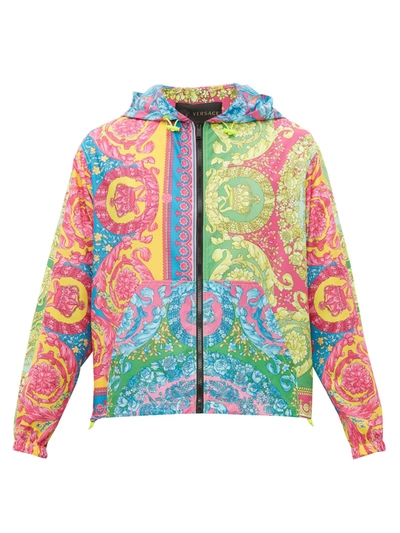 Versace Medusa And Crown-print Lightweight Jacket In Multi