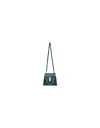 Chloé Annie Small Leather Shoulder Bag In Navy Ink/silver