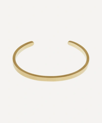 Miansai Matte Brass Singular Cuff Bracelet