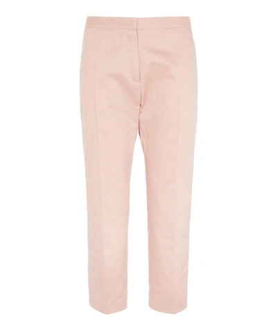 Marni Tapered Cotton-blend Trousers In Quartz