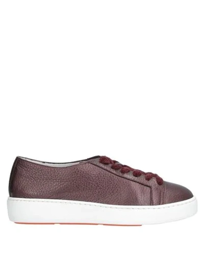 Santoni Sneakers In Red