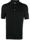 Tom Ford Short Sleeves Polo Shirt In Black
