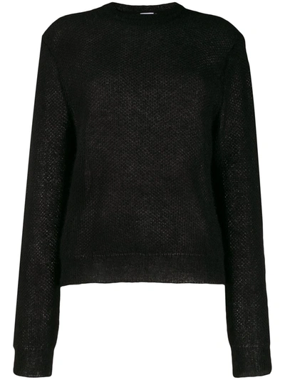 Filippa K Heather Crew-neck Jumper In Black