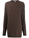 Filippa K Rebecca Ribbed Jumper In Dark Oak Old