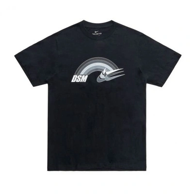 Pre-owned Nike  X Dover Street Market Special Rainbow T-shirt Black