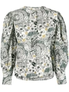 Isabel Marant Étoile Paisley Print Shirt In White