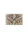 Alaïa Oum Python Continental Clutch Bag