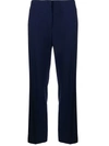 Polo Ralph Lauren Loose Fit Straight Leg Trousers In Navy