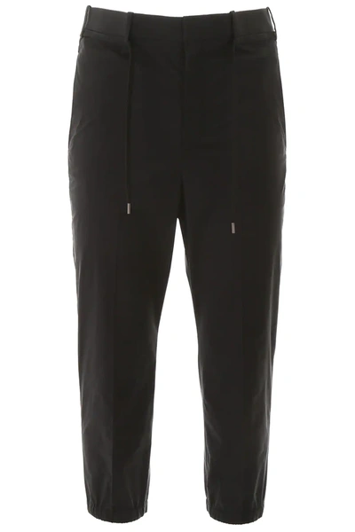 Neil Barrett Nylon Trousers In Black