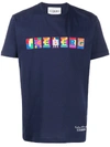 Iceberg Logo Print T-shirt In Blu