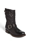 Frye Women's Veronica Short Leather Boots Women's Shoes In Black Leather
