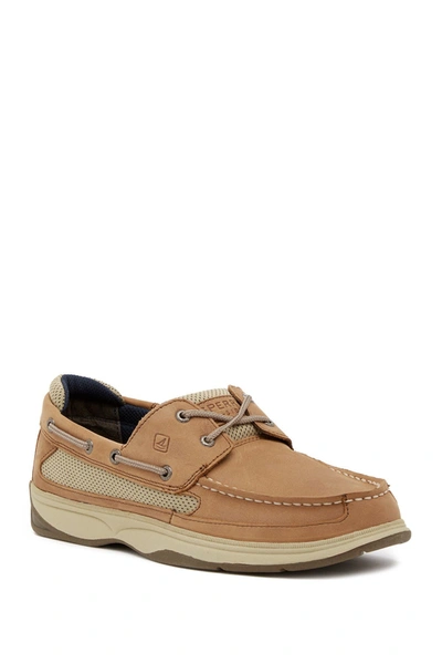 Sperry Kids' Big Boys Gamefish Boat Shoes From Finish Line In Dark Tan