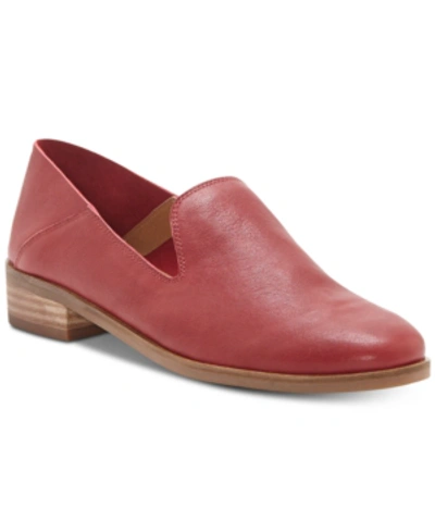 Lucky Brand Cahill Crashback Flats Women's Shoes In Red
