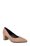 Calvin Klein Nita Pointed Toe Pump In Light Natural 110