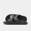 Nike Women's Benassi Duo Ultra Slide Sandals From Finish Line In Black/white