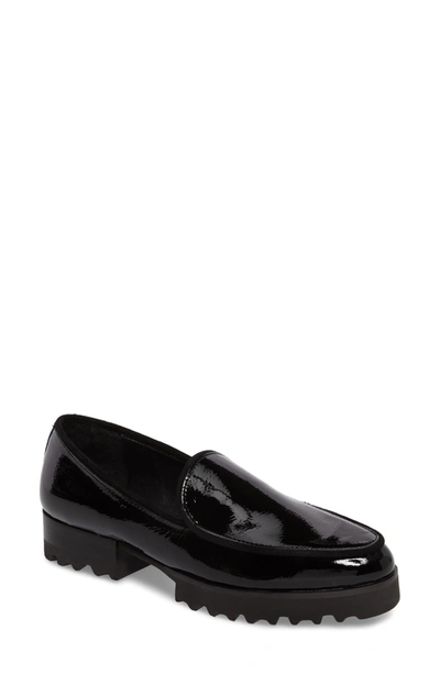 Donald Pliner Donald J Pliner Women's Elen Loafers Women's Shoes In Black Leather