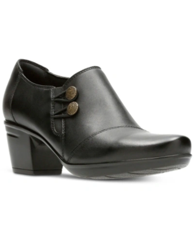 Clarks Collection Women's Emslie Warren Leather Shooties In Black