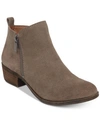 Lucky Brand Women's Basel Booties Women's Shoes In Brindle Suede