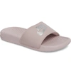 Nike Women's Benassi Jdi Swoosh Slide Sandals From Finish Line In Pink