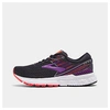 Brooks Women's Gts 19 Running Sneakers From Finish Line In Black/ Purple/ Coral