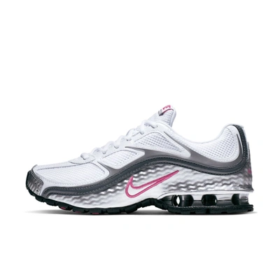 Nike Women's Reax Run 5 Running Sneakers From Finish Line In White/metallic  Silver/dark Grey/white | ModeSens