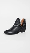 Frye Ray Low Harness Bootie In Black