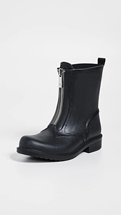 Frye Women's Storm Front Zip Rain Boots In Black