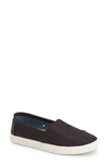 Toms Vegan Black Avalon Slipper Aus Beschichtetem Segeltuch Fur Damen - Grösse Eu 41