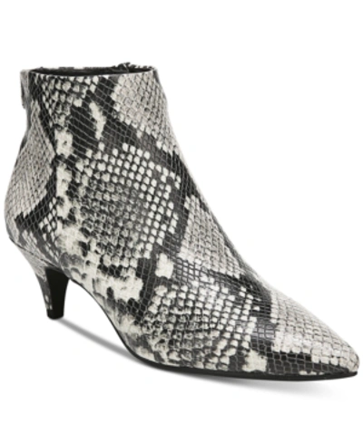 Circus By Sam Edelman Kirby Booties, Created For Macy's Women's Shoes In Cashmere Snake