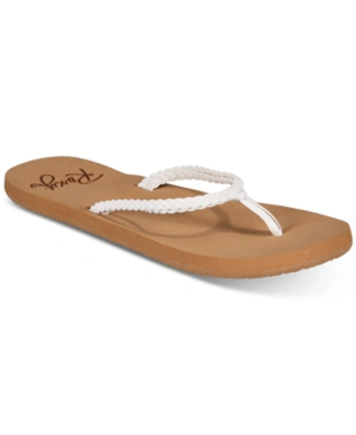 Roxy Women's Costas Flip Flops In White