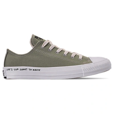 Converse Women's Chuck Taylor All Star Renew Low Top Casual Sneakers From Finish Line In Green