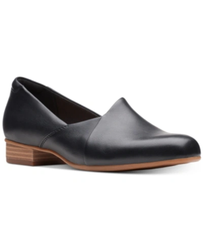 Clarks Juliet Palm Womens Leather L Loafers In Black