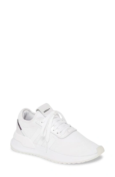 Adidas Originals Adidas Women's U Path Run Casual Sneakers From Finish Line In White/ Purple Beauty/ Black