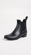 Sam Edelman Tinsley Rubber Rain Boots Women's Shoes In Black Matte