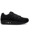 Nike Women's Air Max 1 Casual Sneakers From Finish Line In Black/black-black-white