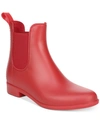 Sam Edelman Tinsley Rubber Rain Boots Women's Shoes In Lipstick Red