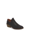 Lucky Brand Women's Fausst Crashback Leather Shooties Women's Shoes In Black Leather