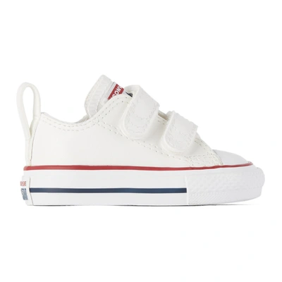 Converse Toddler Boys Chuck Taylor Ox Stay-put Closure Casual Sneakers From Finish Line In White