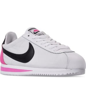 women's classic cortez premium casual sneakers from finish line