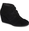 Toms Women's Kala Booties Women's Shoes In Black Suede