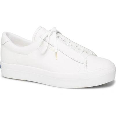 Keds Rise Metro Leather Sneakers Women's Shoes In White