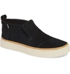 Toms Women's Paxton Suede Sneakers Women's Shoes In Black Suede Water Resistant