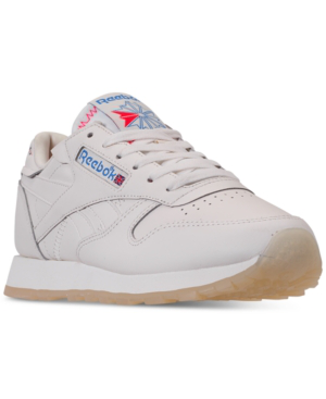 reebok women's classic leather casual sneakers from finish line