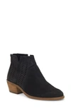 Vince Camuto Patellen Booties Women's Shoes In Black Leather